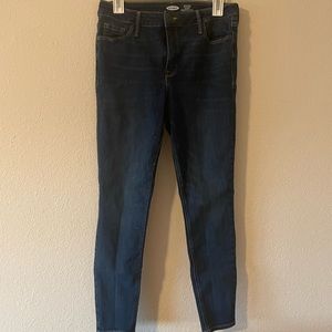 High waisted skinny jeans